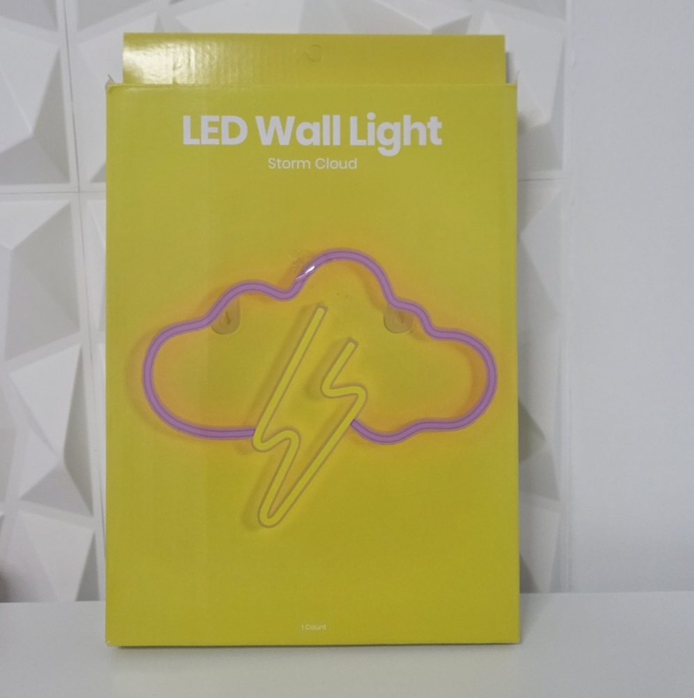 NIB⚡️LED WALL LIGHT Storm Cloud H(9.04in.) W(11.41in.)